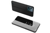 Mobil - Covers & Cases - Hurtel Clear View Case Cover for Realme C31 Flip Cover Black - 5907769349317