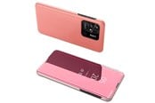 Mobil - Covers & Cases - Hurtel Clear View Case Cover for Xiaomi Redmi 10C Cover with a Flap Pink - 9145576266823