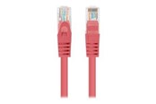 Netværkskabel - Lanberg patch cable - 2 m - red RAL 3017 - Rød - 2m - PCU6-20CC-0200-R