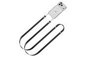 Smartwatch - Tilbehør - Spigen Crossbody Lanyard Strap (Strap 1P + Connector 2P) DA30L - black - iPhone 17 Lanyard Case - AFA10614