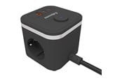 Strømkabel (ekstern) - Fellowes Power Cube Type F - Black - 100137167