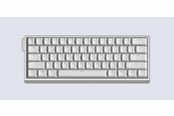 Tastatur - Wooting 60HE v2 - US-ANSI - Non-Split - Aluminum - Gaming Tastatur - Uden Numpad - Amerikansk engelsk - Sølv - WK3C-US1-TIK-ASV1