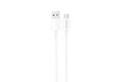 USB kabel - Dudao L4ST USB-A / USB-C 5A 1m cable - white - 6976625331758