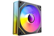 Kabinet Køler - DUTZO INF 120 PWM ARGB Reverse - Kabinet køler - 120mm - Sort med RGB LED lys - 29 dBA - INF120R-5VRGB-B