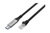 Netværkskabel - DIGITUS network cable - 3 m - black - Sort - AK-300600-030-S