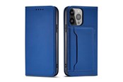 Mobil - Covers & Cases - Hurtel Magnet Card Case for Samsung Galaxy S23+ Flip Cover Wallet Stand Blue - 9145576271087