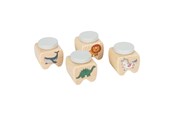Kreativt Legetøj - Small Foot - Wooden Baby Tooth Boxes - 4 pcs. - 12727
