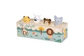 Babylegetøj - Small Foot - Wooden Dancing Animals with Sounds Safari FSC - 12757