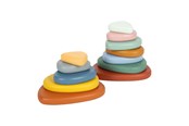 Figur - Small Foot - Wooden Montessori River Rocks Balance Game FSC - 12759