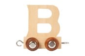 Babylegetøj - Small Foot - Wooden Letter Train - B - 12 pieces - 7461-display12