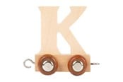 Babylegetøj - Small Foot - Wooden Letter Train - K - 12 pieces - 7470-display12