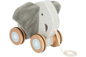 Babylegetøj - Small Foot - Wooden Elephant with Crinkly Ears - 12624