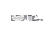 Tastatur - Keychron PBT Full Keycap Set Retro - Keycaps - Nordisk - Hvid - T75