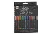 Skrive- og Tegneværktøjer - Creative Craft Group Gel Pens Glitter 12 pcs. - CR7044/GE