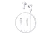 Hovedtelefoner/headset - Baseus Encok CZ20 In-Ear Wired USB-C Headphones - White - A00171400213-00