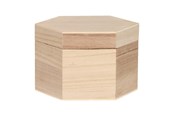 Kreativt Legetøj - Playwood Decorate your own Box Hexagon - SL 071-a