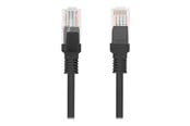Netværkskabel - Lanberg patch cable - 10 m - black RAL 9004 - Sort - 10m - PCU5-10CC-1000-BK