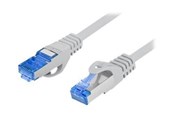 Netværkskabel - Lanberg patch cable - 1 m - grey RAL 7035 - Blå - 1m - PCF6A-10CC-0100-S