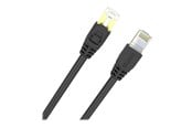 Netværkskabel - Unitek patch cable - 3 m - black - Sort - 3m - C1811EBK