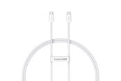 USB kabel - Baseus Superior Series ll USB-C - USB-C 30W 480Mb/s cable 1m - white - P10365200211-00