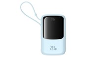Powerbank - Baseus Qpow Pro+ 22.5W 10000mAh USB-C Power Bank - Blue Powerbank - Blå - 10000 mAh - P10067101313-00