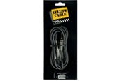 Kabel Organisering - Yellow Cable P100 - 2 x 1/4" Jack/Jack patchkabel 1m. - ECO P100