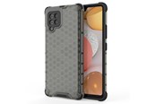 Mobil - Covers & Cases - Hurtel Honeycomb Case Armor Cover with TPU Bumper for Samsung Galaxy A42 5G Black - 5907769325175