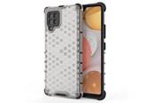 Mobil - Covers & Cases - Hurtel Honeycomb Case Armor Cover with TPU Bumper for Samsung Galaxy A42 5G Transparent - 5907769325212