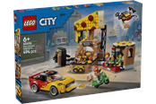 LEGO®  - LEGO City 60496 Pizzeria med udbringningsfartøjer - 60496