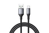 USB kabel - Joyroom S-A28 Flash Series 3A USB-A - Lightning cable 1m - black - S-A28_ALB1