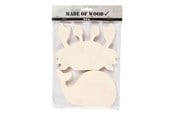 Babylegetøj - Creativ Company Wooden Sea Animals Crab and Whale 2pcs. - 57975