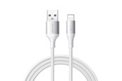 USB kabel - Joyroom S-A28 Flash Series 3A USB-A - Lightning cable 2m - white - S-A28_ALW2