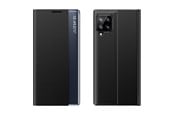 Tablet - Covers & Cases - Hurtel Sleep Case Bookcase Type Case with Smart Window for Samsung Galaxy A22 4G Black - 5907769330797