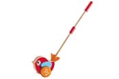 Babylegetøj - Hape Lilly Vogel Wooden Push Stick with Sound - E0353