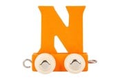 Trælegetøj - Small Foot - Wooden Letter Train Orange - N - 12 pieces - 10364-display12