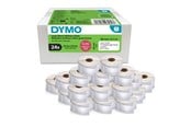 Papir, Fotopapir og Etiketter - DYMO ® LabelWriter™ 25 mm x 54 mm store returadresseetiketter, hvide, 24 ruller á 500 etiketter - 2223589