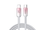 USB kabel - Joyroom S-A42 Crystal-Clear Series 30W USB-C - Lightning cable 1.2m - white - S-A42_CL_W