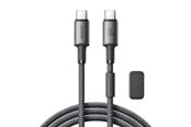 USB kabel - Joyroom S-A50 Unlimited Series 60W USB-C - USB-C Cable with Magnetic Organizer 1.2m - Gray - S-A50_CC