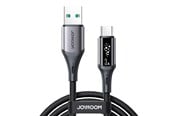 USB kabel - Joyroom S-A60 StarTalk 3A USB-A - USB-C cable 1.2m - black - S-A60 A-C 3A 1.2m black