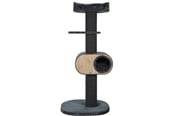 Katte - Zolux Wonderful Cat 3 Wooden Cat Tree Dark Grey 158cm - 504162GRI