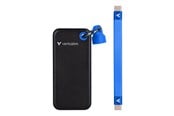 SSD - Verbatim Pocket SSD - 1TB - USB 3.2 Gen 2 - Sort / Blå - 32191