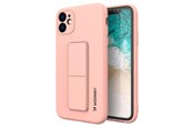 Mobil - Covers & Cases - Wozinsky Kickstand Case Silicone Case with Stand Case Samsung Galaxy A72 4G Pink - 9145576226605