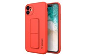 Mobil - Covers & Cases - Wozinsky Kickstand Case Silicone Case with Stand Case Samsung Galaxy A22 5G Red - 9145576226933
