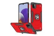 Mobil - Covers & Cases - Wozinsky  Ring Armor Armored Hybrid Case Cover + Magnetic Holder Samsung Galaxy A22 4G Red - 9111201944886