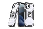 Mobil - Covers & Cases - Wozinsky Ring Armor Hybrid Case Cover + Magnetic Holder iPhone 13 Pro Max Silver - 9111201944695