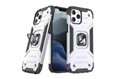 Mobil - Covers & Cases - Wozinsky Ring Armor Armored Hybrid Case Cover + Magnetic Holder iPhone 13 Mini Silver - 9111201944817