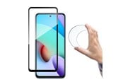 Mobil - Beskyttelsesglas - Wozinsky Full Cover Flexi Nano Glass Film Tempered Glass with Frame Xiaomi Redmi 10 Black - 9145576232347