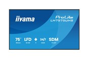 Infoskærme & Digital Skiltning - iiyama ProLite LH7575UHS-B2AG 75" Class (74.5" viewable) LED-backlit LCD display - 4K - for digital signage - LH7575UHS-B2AG