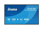 Infoskærme & Digital Skiltning - iiyama ProLite LH5075UHS-B2AG 50" Class (49.5" viewable) LED-backlit LCD display - 4K - for digital signage - LH5075UHS-B2AG