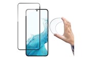 Mobil - Beskyttelsesglas - Wozinsky Full Cover Flexi Nano Glass Film Tempered Glass with Frame Samsung Galaxy S22+ (S22 Plus) Clear - 9145576242056